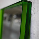 Mirror with acrylic edge - Forest Green