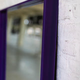 Mirror with acrylic edge  - Galaxy Purple