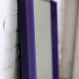 Mirror with acrylic edge  - Galaxy Purple